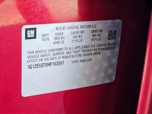 Used 2017 Chevrolet Malibu LT w/ Driver Confidence Package image 21