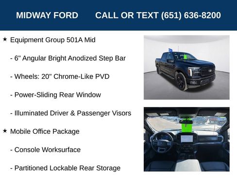 Used 2025 Ford F150 Lariat w/ Equipment Group 501A Mid AWD/4WD image 19