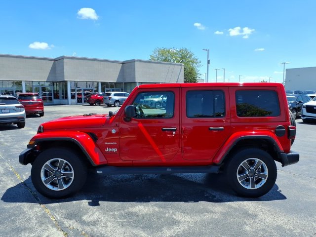 Used 2023 Jeep Wrangler Unlimited Sahara w/ LED Lighting Group AWD/4WD image 12