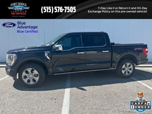 Certified 2022 Ford F150 Platinum w/ Equipment Group 701A High AWD/4WD image 1