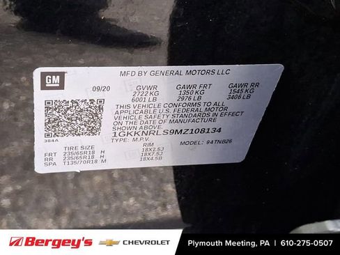 Certified 2021 GMC Acadia SLE w/ Driver Convenience Package image 29