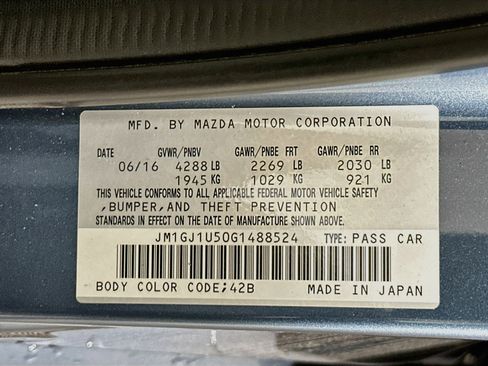 Used 2016 MAZDA MAZDA6 Sport FWD image 12
