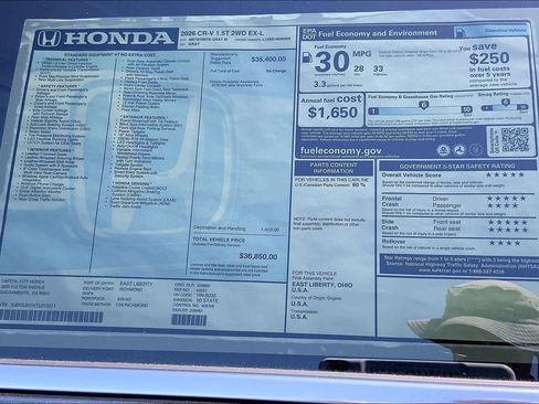 New 2026 Honda CR-V EX-L image 22