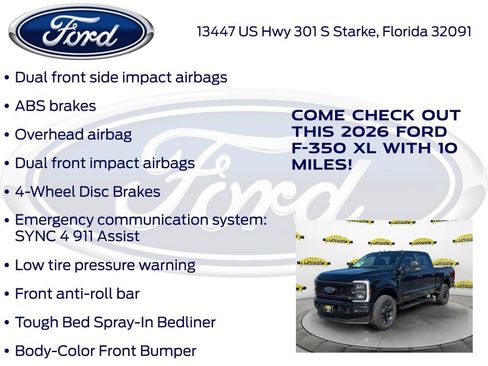 New 2026 Ford F350 XL w/ STX Appearance Package image 30