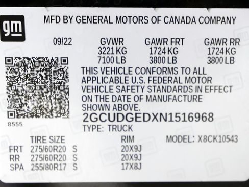 Used 2022 Chevrolet Silverado 1500 LTZ w/ Technology Package AWD/4WD image 52