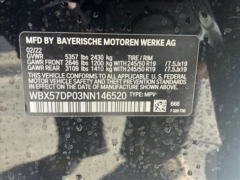 Used 2022 BMW X3 xDrive30i w/ Convenience Package w/ZPA image 20