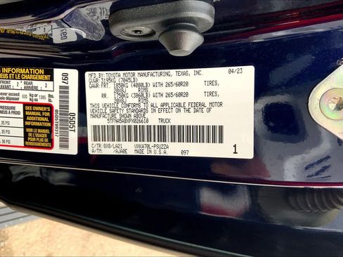 Used 2023 Toyota Tundra Platinum RWD image 53