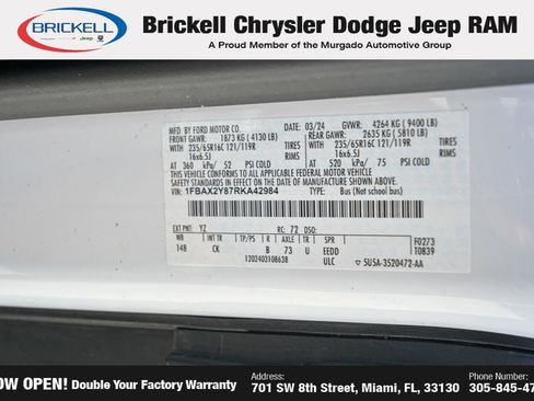 Used 2024 Ford Transit 350 XLT RWD image 31