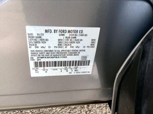 Certified 2023 Ford Edge Titanium AWD/4WD image 34