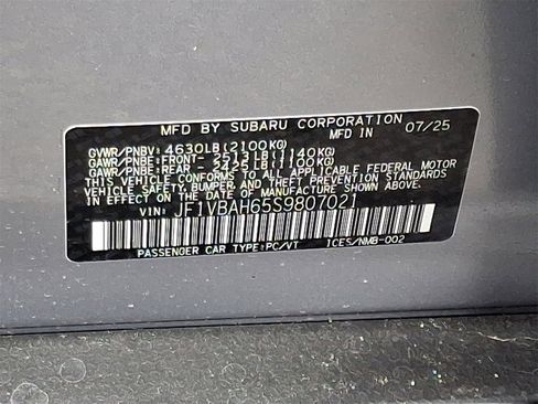 New 2025 Subaru WRX Premium image 11