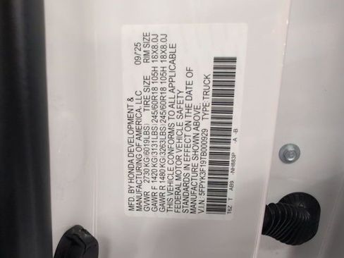 New 2026 Honda Ridgeline Sport image 35