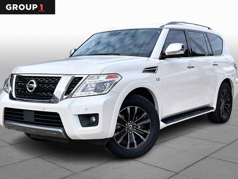 Used 2019 Nissan Armada Platinum w/ Captain's Chairs Package image 1