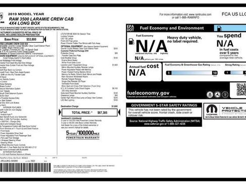 Used 2019 RAM 3500 Laramie image 55