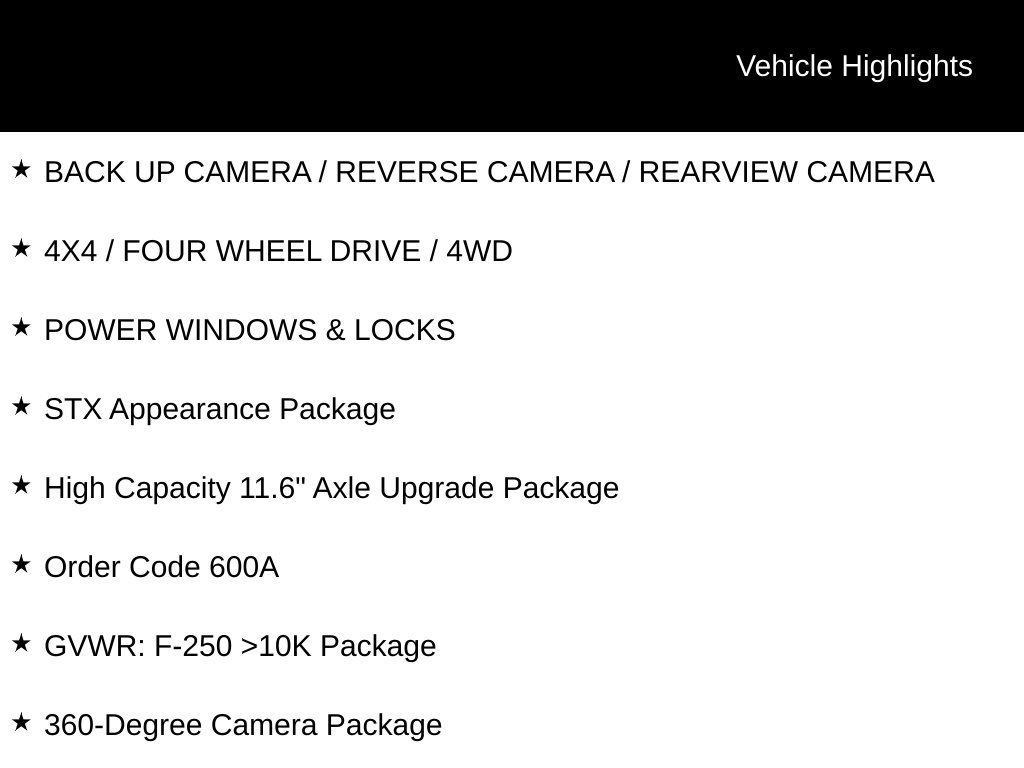 Used 2025 Ford F250 XL w/ STX Appearance Package AWD/4WD image 4