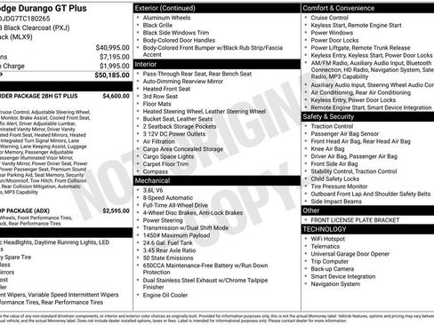 New 2026 Dodge Durango GT AWD/4WD image 6
