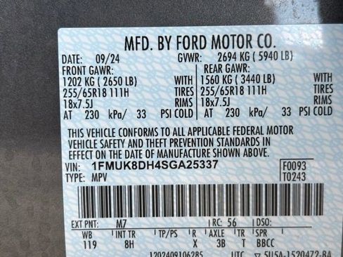 Certified 2025 Ford Explorer Active image 28