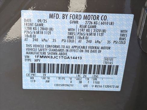 New 2026 Ford Explorer Tremor w/ Tremor Ultimate Package image 17