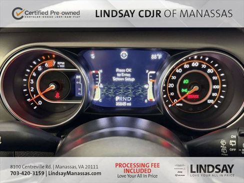 Certified 2020 Jeep Wrangler Unlimited Sport AWD/4WD image 33