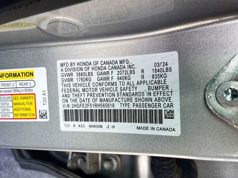 Used 2024 Honda Civic Sport image 30