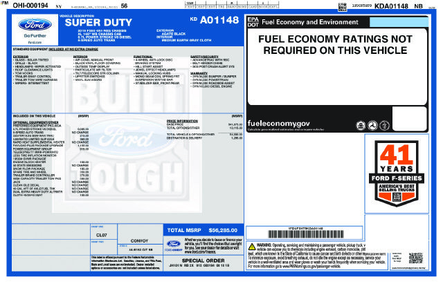 Used 2019 Ford F550 4x4 Regular Cab Super Duty image 2