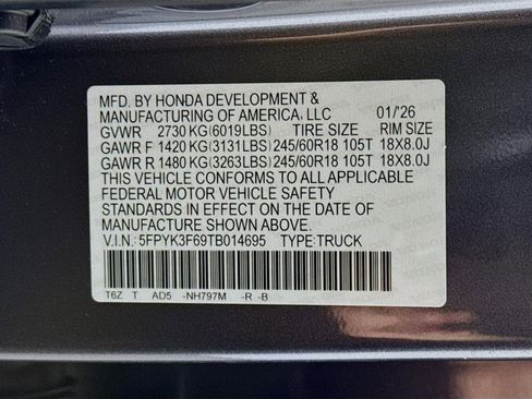 Used 2026 Honda Ridgeline TrailSport image 34