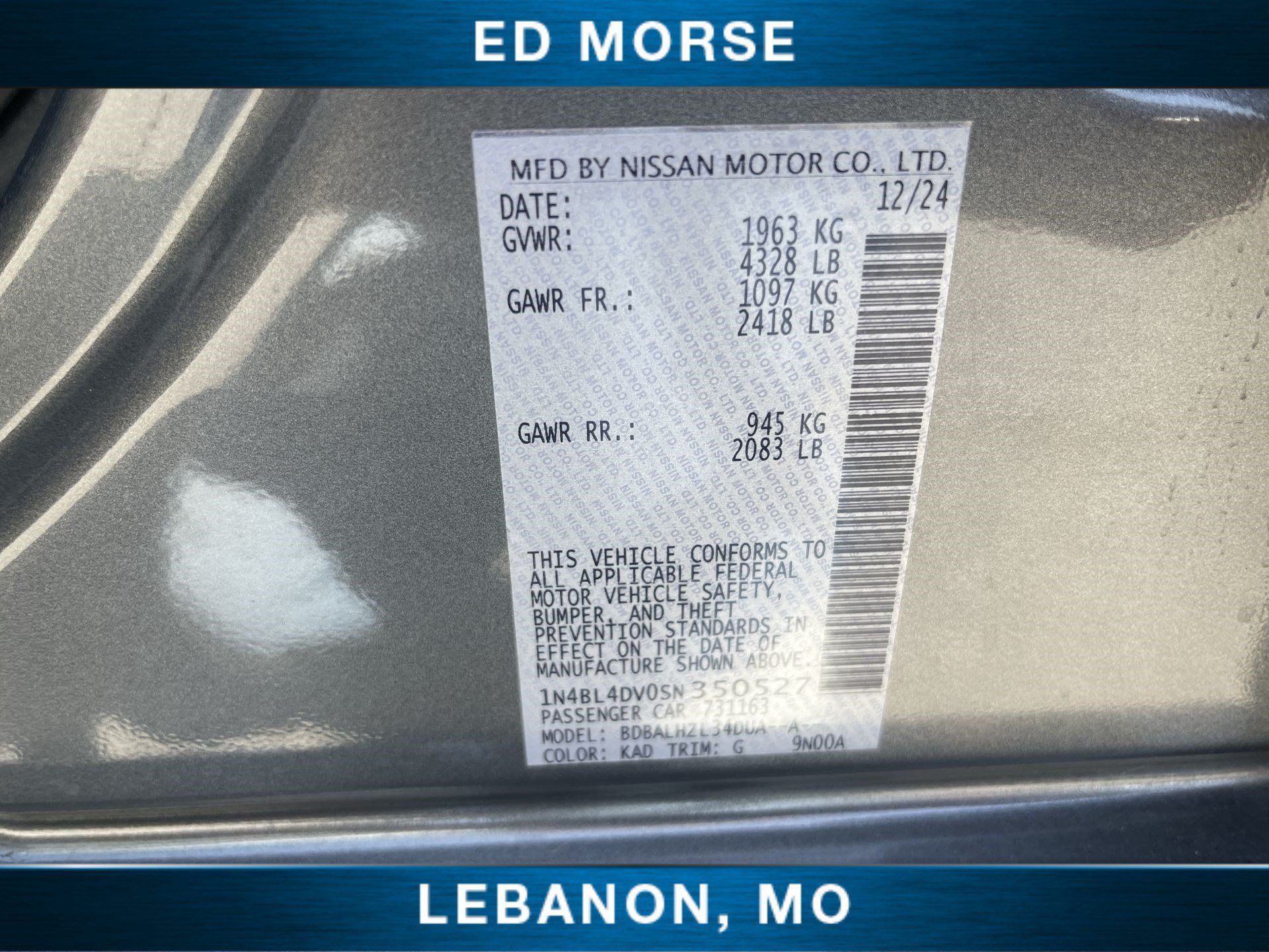 Used 2025 Nissan Altima 2.5 SV FWD image 32
