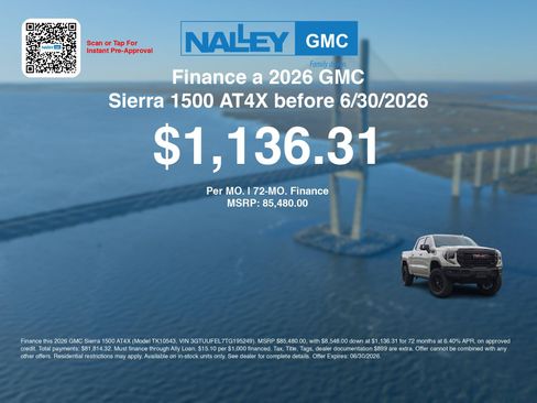 New 2026 GMC Sierra 1500 AT4X AWD/4WD image 6