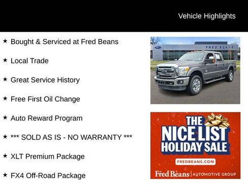 Used 2014 Ford F350 XLT w/ XLT Premium Package image 3