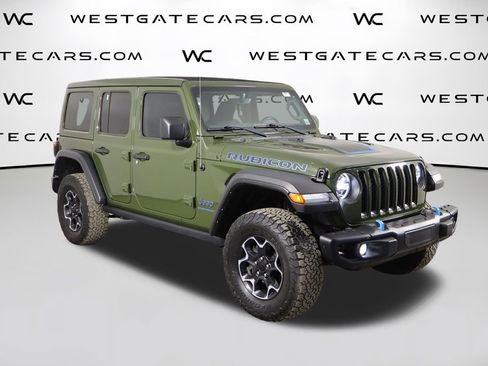 Used 2023 Jeep Wrangler Unlimited Rubicon 4xe w/ Steel Bumper Group AWD/4WD image 47