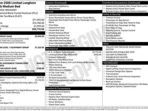 Used 2024 RAM 2500 Limited w/ Safety Group AWD/4WD image 79