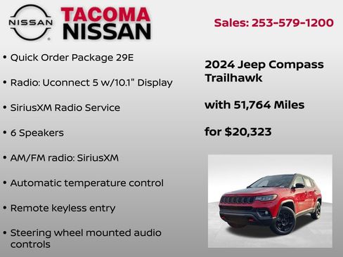 Used 2024 Jeep Compass Trailhawk image 6