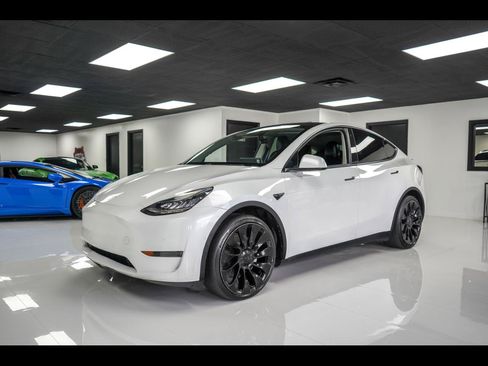 Used 2020 Tesla Model Y Long Range AWD/4WD image 1