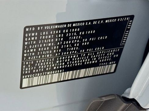 New 2026 Volkswagen Taos SE FWD image 20