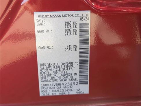 Certified 2024 Nissan Altima 2.5 SL image 23