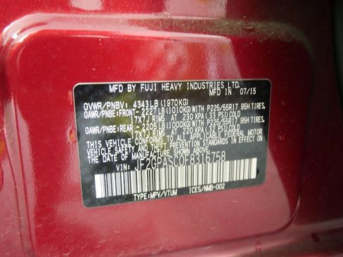 Used 2015 Subaru Crosstrek 2.0i Limited image 16