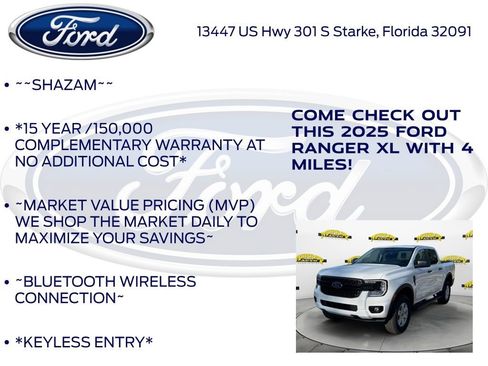 New 2025 Ford Ranger XL image 5