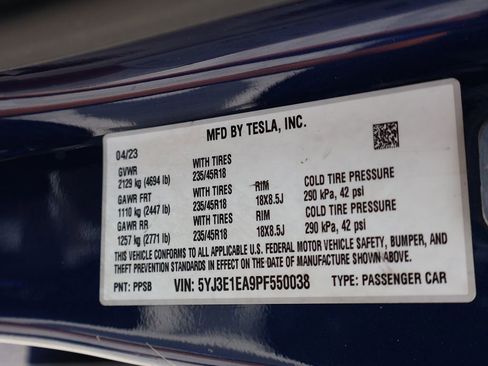 Used 2023 Tesla Model 3 Standard Range RWD image 51