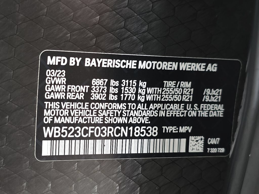 Certified 2024 BMW iX xDrive50 w/ Sport Package AWD/4WD image 34