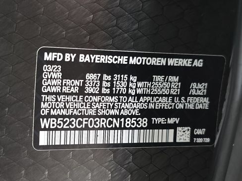 Used 2024 BMW iX xDrive50 w/ Sport Package AWD/4WD image 34
