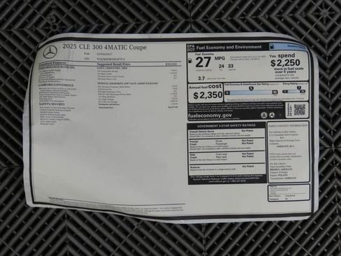 New 2025 Mercedes-Benz CLE 300 4MATIC Coupe image 9