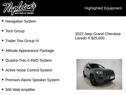 Used 2022 Jeep Grand Cherokee Laredo X image 15
