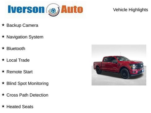 Used 2025 Ford F150 XLT w/ Equipment Group 302A MID AWD/4WD image 2
