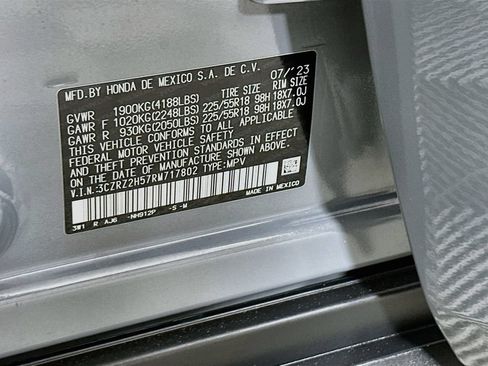 Certified 2024 Honda HR-V Sport image 27
