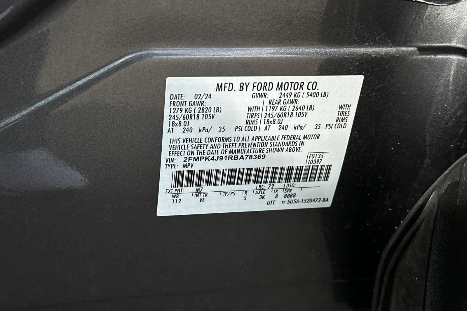 Used 2024 Ford Edge SEL AWD/4WD image 34
