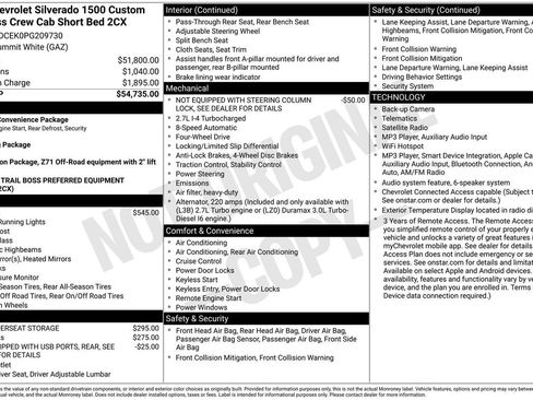 Used 2023 Chevrolet Silverado 1500 Custom Trail Boss AWD/4WD image 29