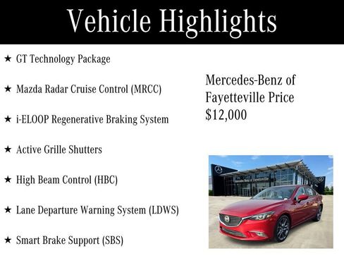 Used 2016 MAZDA MAZDA6 Grand Touring w/ GT Technology Package image 6