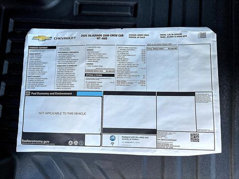 New 2025 Chevrolet Silverado 2500 W/T w/ WT Convenience Package image 14