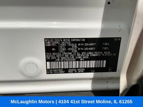 Used 2019 Toyota RAV4 LE w/ All Weather Liner Package image 17