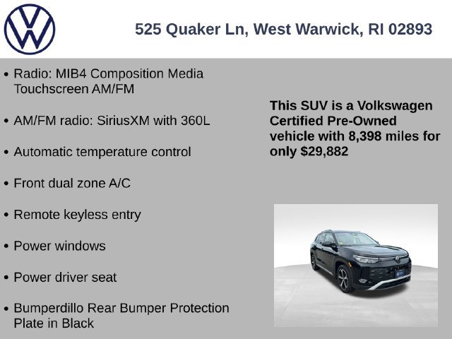 Certified 2025 Volkswagen Tiguan SE AWD/4WD image 7