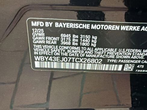 New 2026 BMW i7 eDrive50 w/ Executive Package image 18